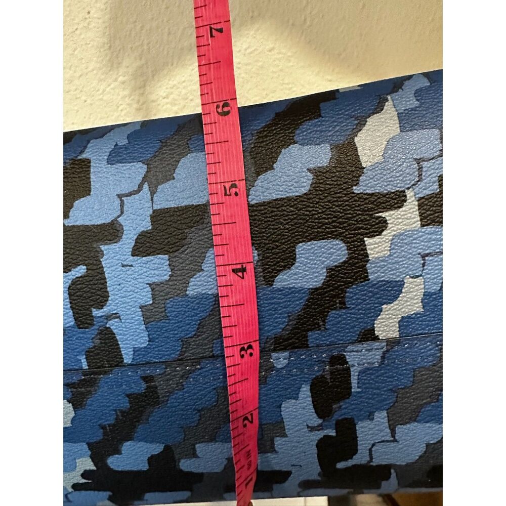 Coach City Tote With Blue Graphic Plaid Print NWT - Picture 7 of 10